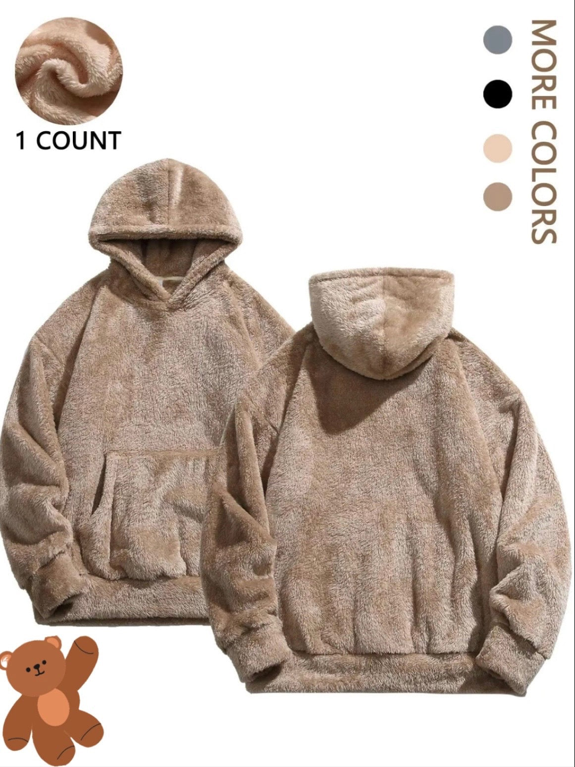 Cozaro® - Teddy Bear Hoodie